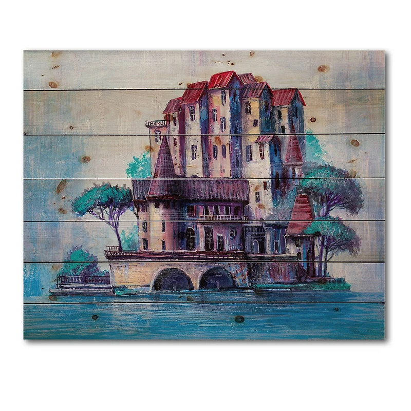 Designart - Skypscrapers By The Bridge In Ancient City