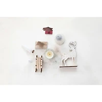 Hello Honey® 13 Piece Star Candle, Sled & Woodland Icons Candle Garden Kit