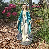 Design Toscano 22" Miraculous Medal Madonna Sacred Garden Statue