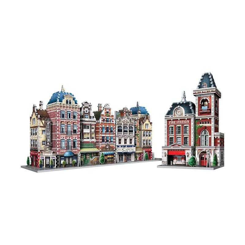Wrebbit 3D Puzzle™ Urbania Collection Fire Station 285 Piece Puzzle
