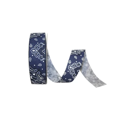 Reliant 7/8" x 20yd. Navy Bandana West Ribbon