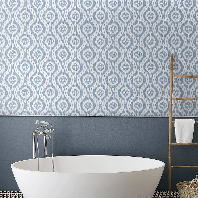 Surface Style Ikat Tracery Peel & Stick Wallpaper