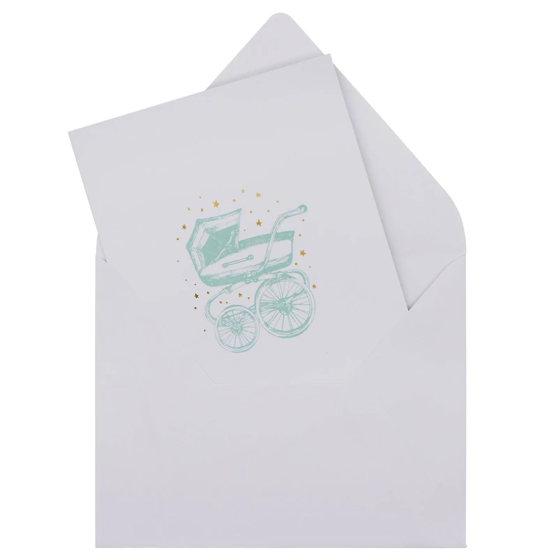 Baby Stroller Blank Greeting Card Set by Celebrate It™