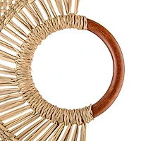 Hello Honey® 18.25" Natural Breezy Seagrass Fan Wall Art