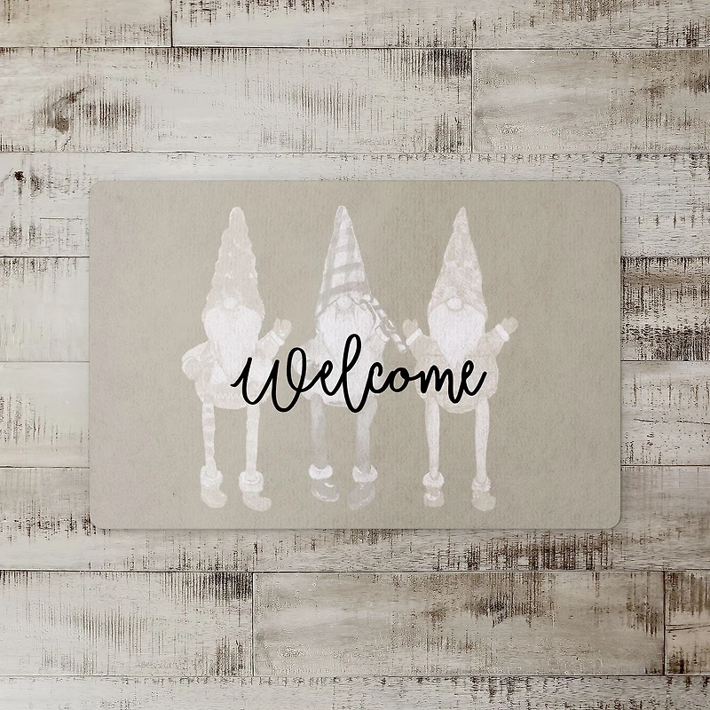 Gnome Welcome 27x18 Floor Mat