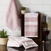 DII® Barn Red French Terry Dishtowel Set