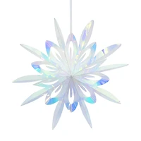 7.5" Iridescent Snowflake Ornament by Ashland®