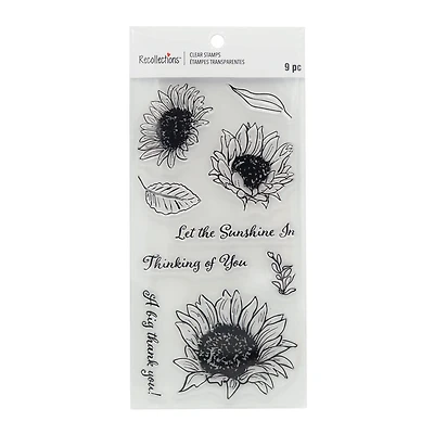Sunflowers Clear Stamps by Recollections™