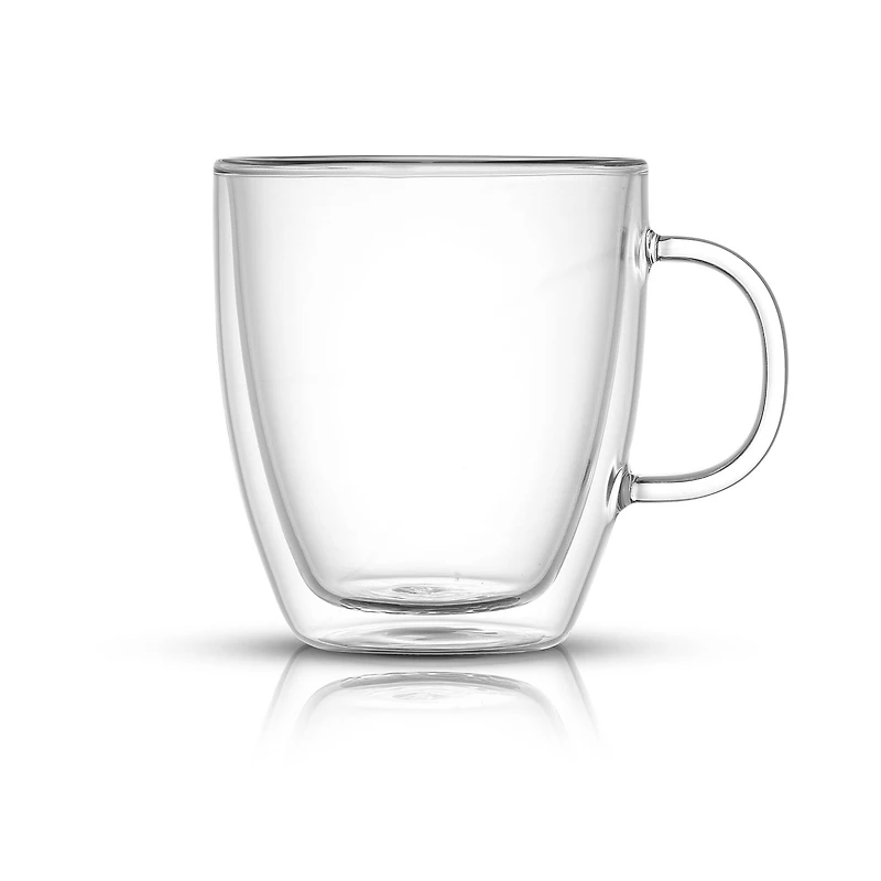 JoyJolt® 13.5oz. Savor Double Wall Coffee Glasses, 4ct.