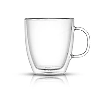 JoyJolt® 13.5oz. Savor Double Wall Coffee Glasses, 4ct.