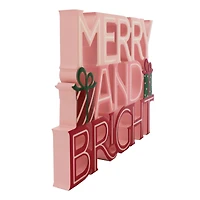 12" Merry & Bright Gift Box Tabletop Décor by Ashland®