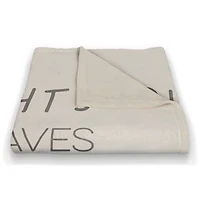 Off-White Autumn Words Fleece Blanket
