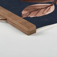 Autumn Botanicals I Teak Hanging Canvas