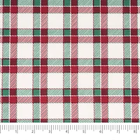 SINGER Christmas Holiday Plaid Cotton Fabric Fat Quarter Bundle