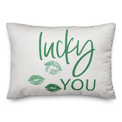 Lucky You 20" x 14" Throw Pillow