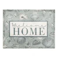 Welcome Home Multi Shell Cotton Twill Placemat