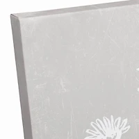 Simple White Floral II Canvas Wall Art