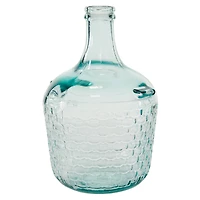 12" Clear Glass Farmhouse Vase