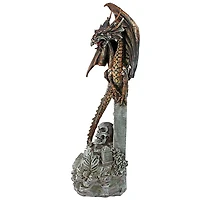 Design Toscano 13" Cruel Wing the Castle Graveyard Dragon Statue