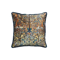 Hello Honey® 20" x 20" Global Tapestry Velvet Pillow with Fringe