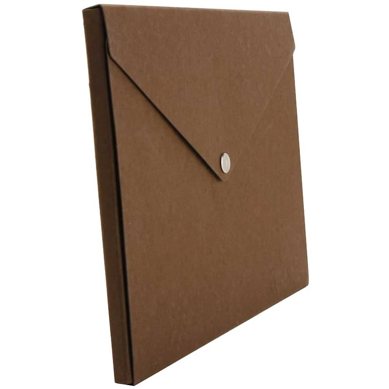 JAM Paper Brown Kraft 9.25" x 12.25" Recycled Portfolio