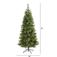 6ft. Unlit White Mountain Pine Artificial Christmas Tree