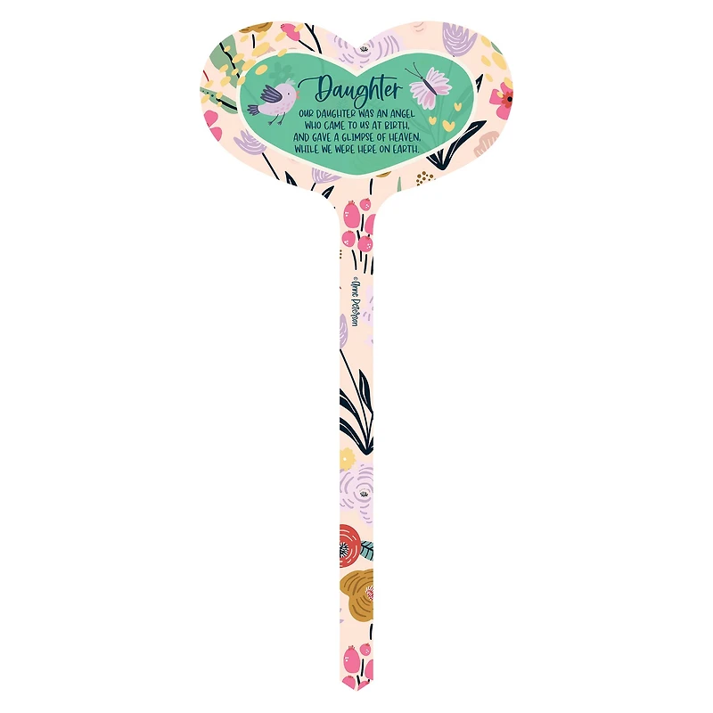 15" Aluminum Daughter Remembrance Marker Garden Stake