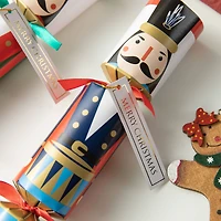 Glitzhome® 10" Christmas Nutcracker Party Cracker with Gift Contents, 8ct.