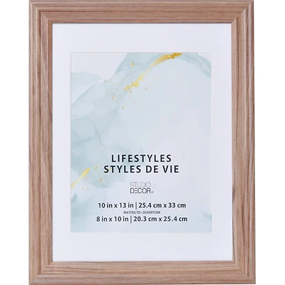 Lifestyles Brown Frame with Mat by Studio Décor