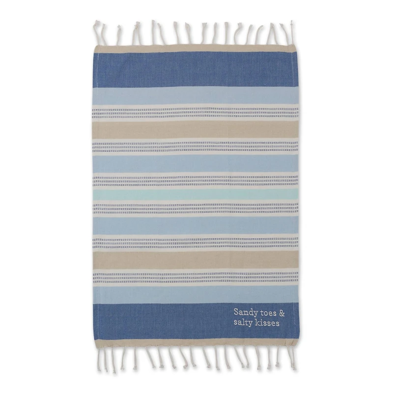 DII® Beach House Vibes Embellished Dishtowel Set
