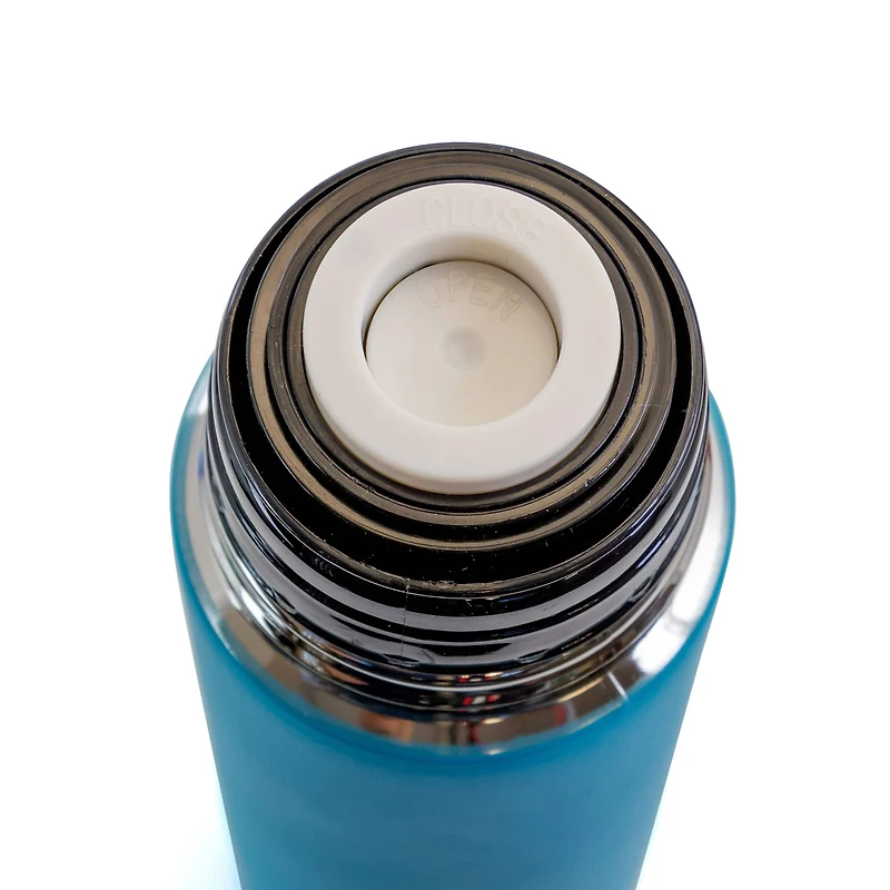 Mr. Coffee Javelin 16oz. Blue Stainless Steel Thermal Travel Bottle