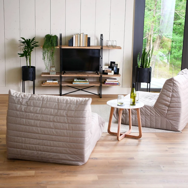 Hello Honey® 6.5" Geometric Marble Bookend Set