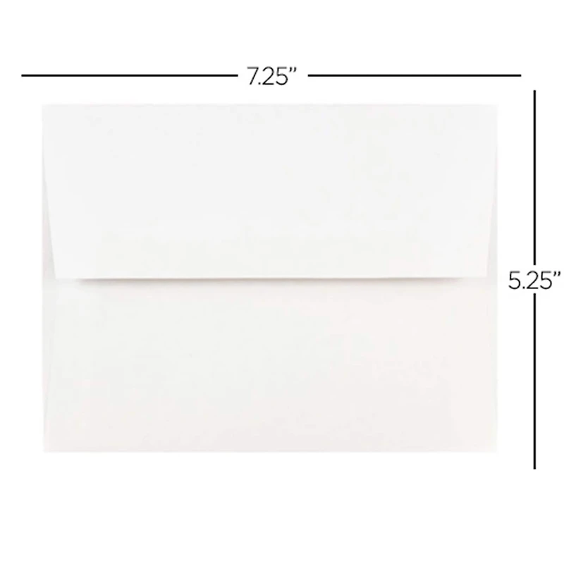 JAM Paper White A7 Invitation Envelopes