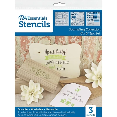 PA Essentials Journaling Collection Stencil Set