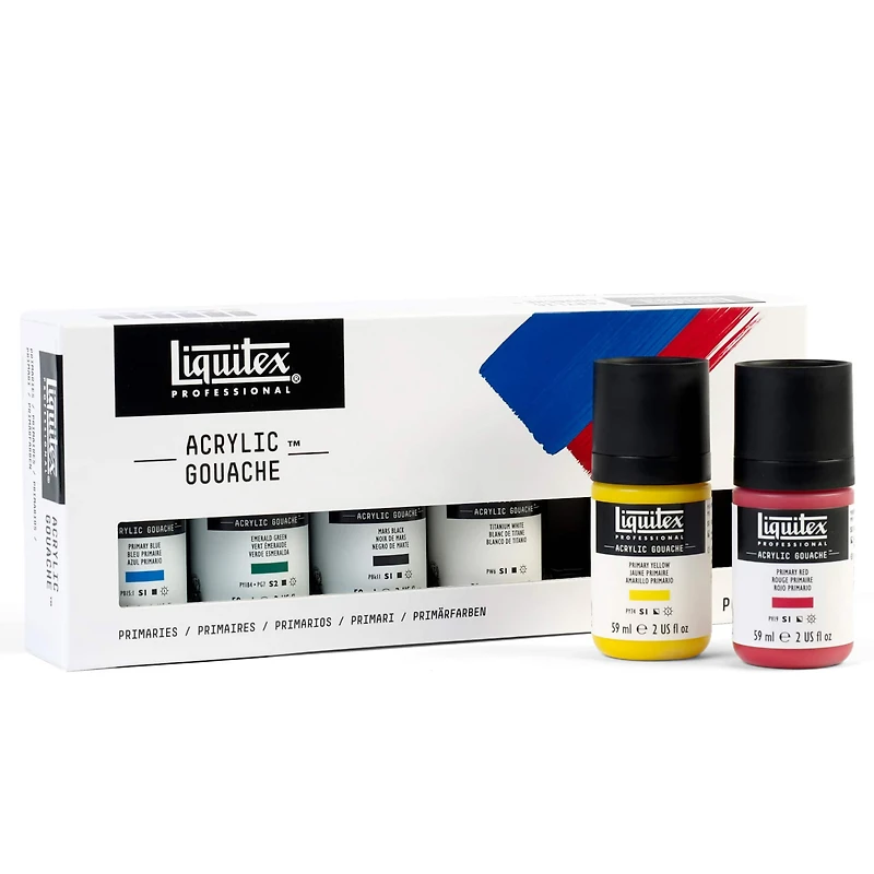 Liquitex® Professional Primaries 2oz. Acrylic Gouache, 6ct.