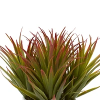 White Ceramic Contemporary Artificial Foliage, 9" x 9" x 9"