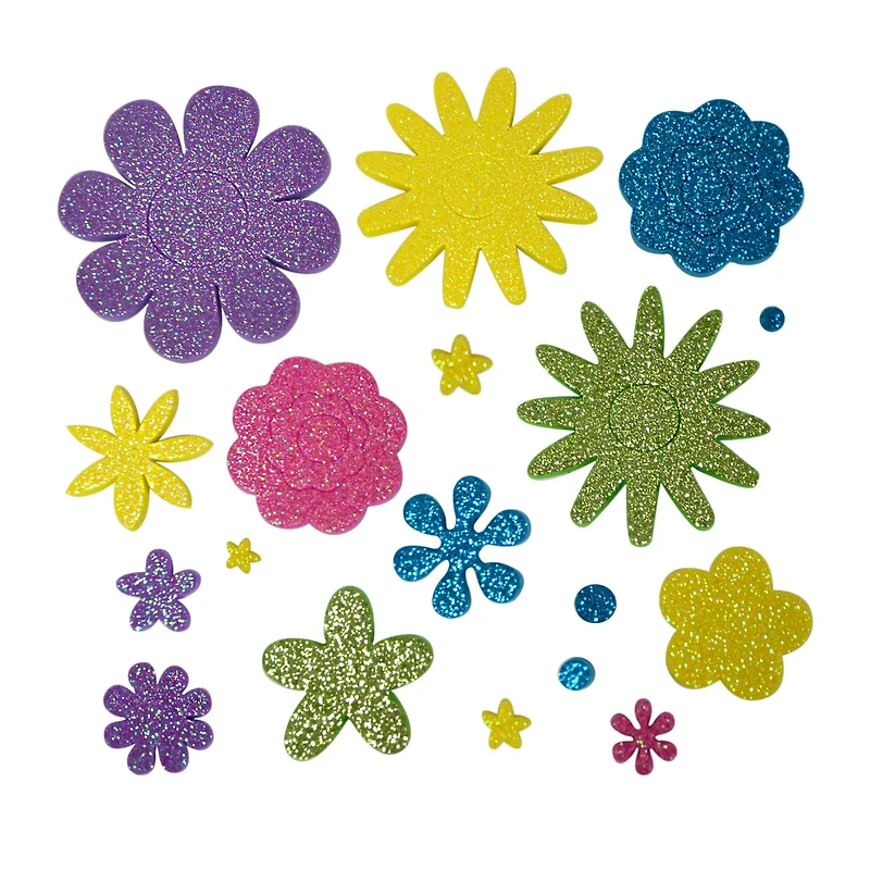 Foam Stickers, Flowers by Creatology™