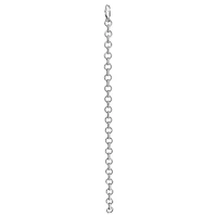 Rhodium Long & Short Charm Bracelet by Bead Landing™