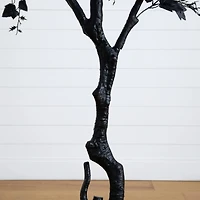 7ft. Artificial Halloween Black Maple Tree