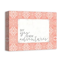 Say Yes To Adventures 14" x 11" Canvas Wall Art