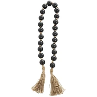 4ft. Glass Handmade Round Beaded Garland with Tassel