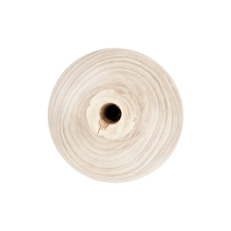 Hello Honey® 5.5" Paulownia Wood Vase
