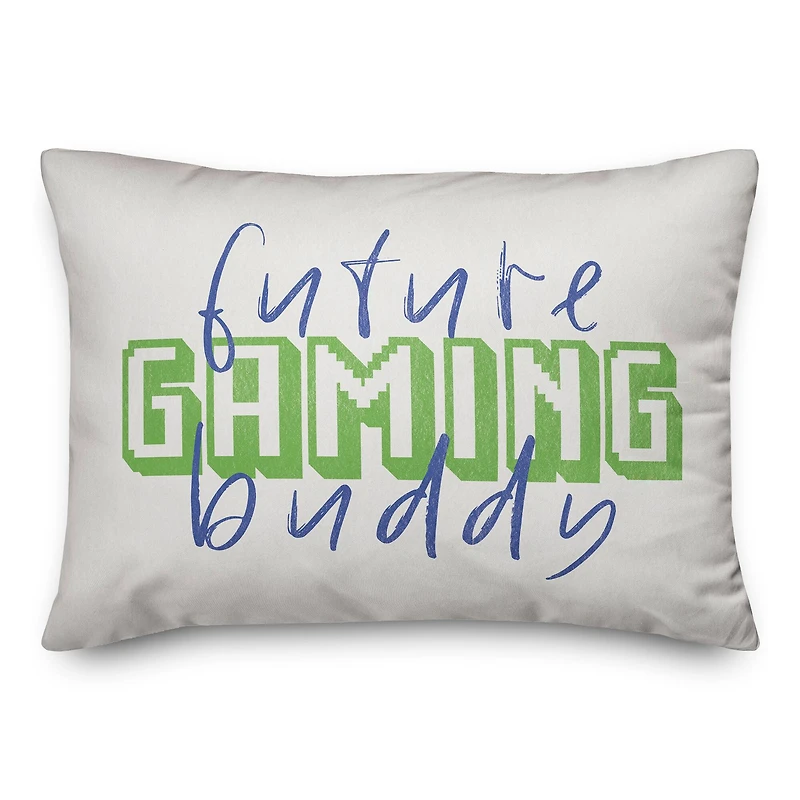 20" x 14" Future Gaming Buddy Indoor/Outdoor Throw Pillow