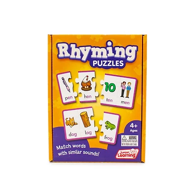 Junior Learning® Rhyming Puzzles Educational Set
