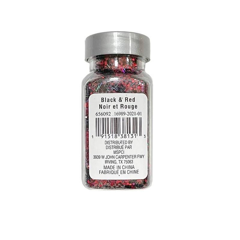 Specialty Polyester Glitter Red & Black Shapes by Recollections™