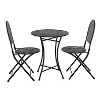 Hello Honey® Metal Cane Outdoor Bistro Patio Set