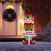 Mr. Christmas 38" Outdoor Metal Elf Sign
