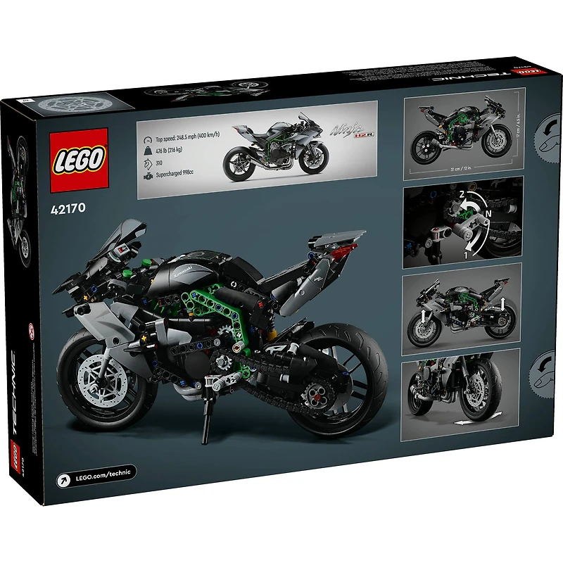 LEGO® Technic™ Kawasaki Ninja H2R Motorcycle Set 42170