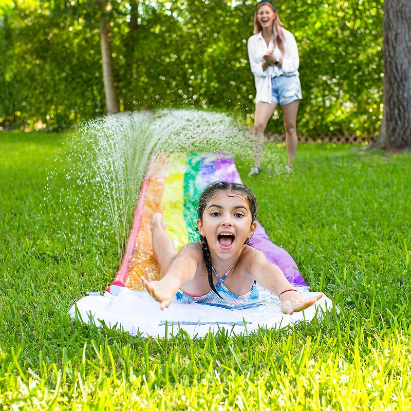 PoolCandy 14ft. Rainbow Water Slide