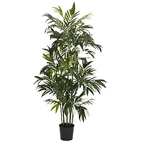6ft. Potted Bamboo Palm Silk Tree